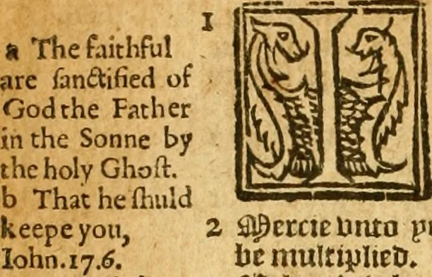 An illustration from The Bible : that is, the Holy scriptures contained in the Old and New Testament, 1579, leaf 1211