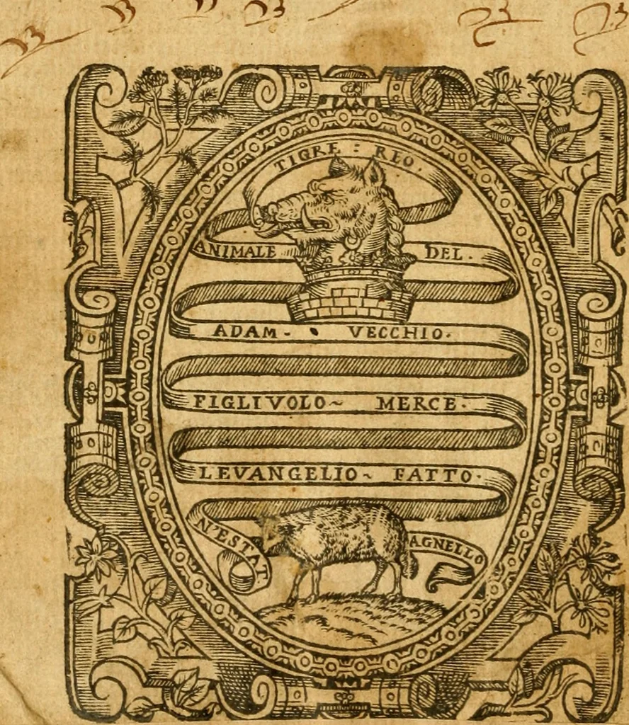 An illustration from The Bible : that is, the Holy scriptures contained in the Old and New Testament, 1579, leaf 55