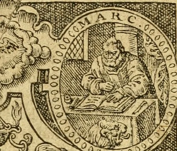An illustration from The Bible: translated according to the Ebrew and Greeke, and conferred with the best translation in divers languages. With most profitable annotations upon all the hard places, and other things of great importance, as may appeare in the epistle the reader. And also a most profitable concordance for the ready finding out of anything in the same conteined, 1611, leaf 2
