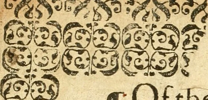 An illustration from The Bible: translated according to the Ebrew and Greeke, and conferred with the best translation in divers languages. With most profitable annotations upon all the hard places, and other things of great importance, as may appeare in the epistle the reader. And also a most profitable concordance for the ready finding out of anything in the same conteined, 1611, leaf 3