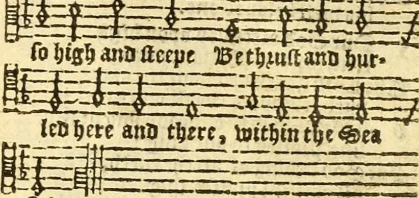 An illustration from The Bible: translated according to the Ebrew and Greeke, and conferred with the best translation in divers languages. With most profitable annotations upon all the hard places, and other things of great importance, as may appeare in the epistle the reader. And also a most profitable concordance for the ready finding out of anything in the same conteined, 1611, leaf 968