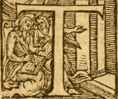 An illustration from The Bible : translated according to the Ebrew and Greeke, and conferred with the best translations in divers languages .., 1594, leaf 563
