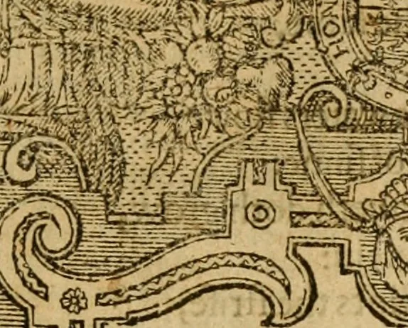 An illustration from The Bible : translated according to the Ebrew and Greeke, and conferred with the best translations in divers languages .., 1594, leaf 6