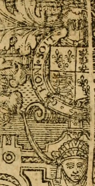 An illustration from The Bible : translated according to the Ebrew and Greeke, and conferred with the best translations in divers languages .., 1594, leaf 6