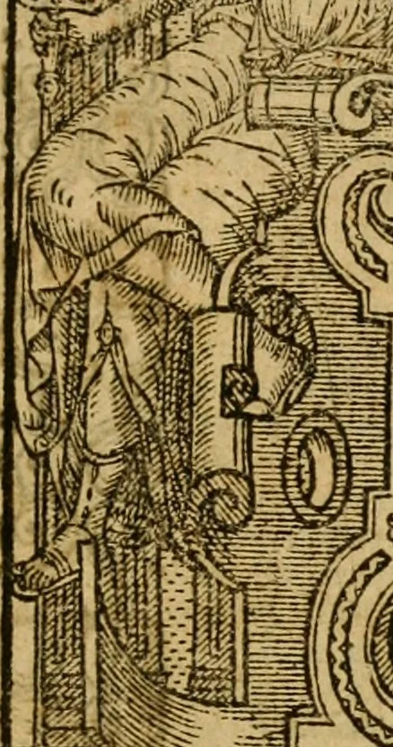 An illustration from The Bible : translated according to the Ebrew and Greeke, and conferred with the best translations in divers languages .., 1594, leaf 6