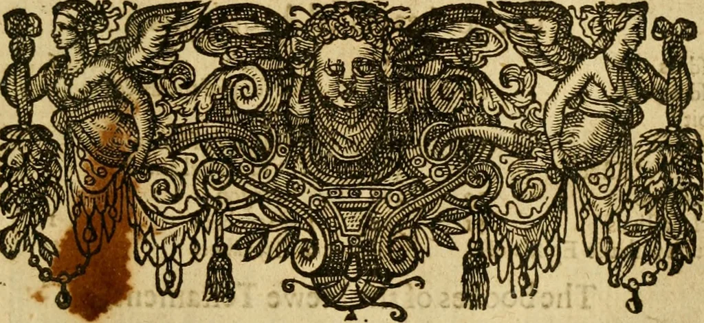 An illustration from The Bible : translated according to the Ebrew and Greeke, and conferred with the best translations in divers languages .., 1594, leaf 870