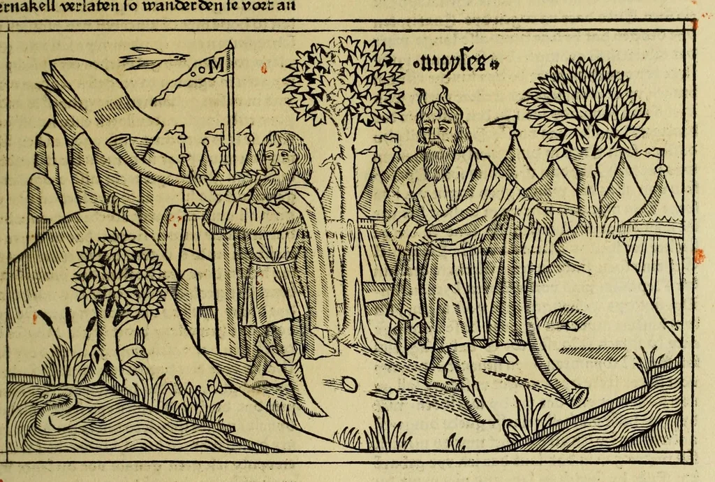 An illustration from [Biblia Germanica], leaf 131