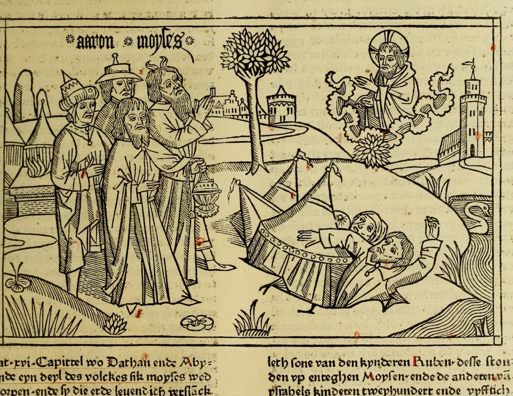 An illustration from [Biblia Germanica], leaf 137