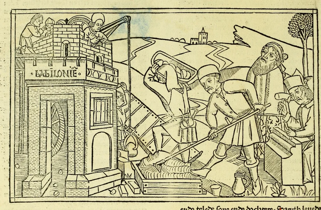 An illustration from [Biblia Germanica], leaf 14