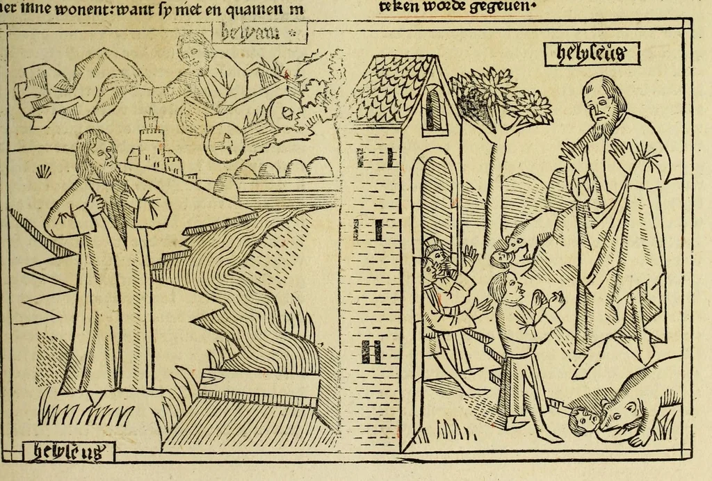 An illustration from [Biblia Germanica], leaf 213