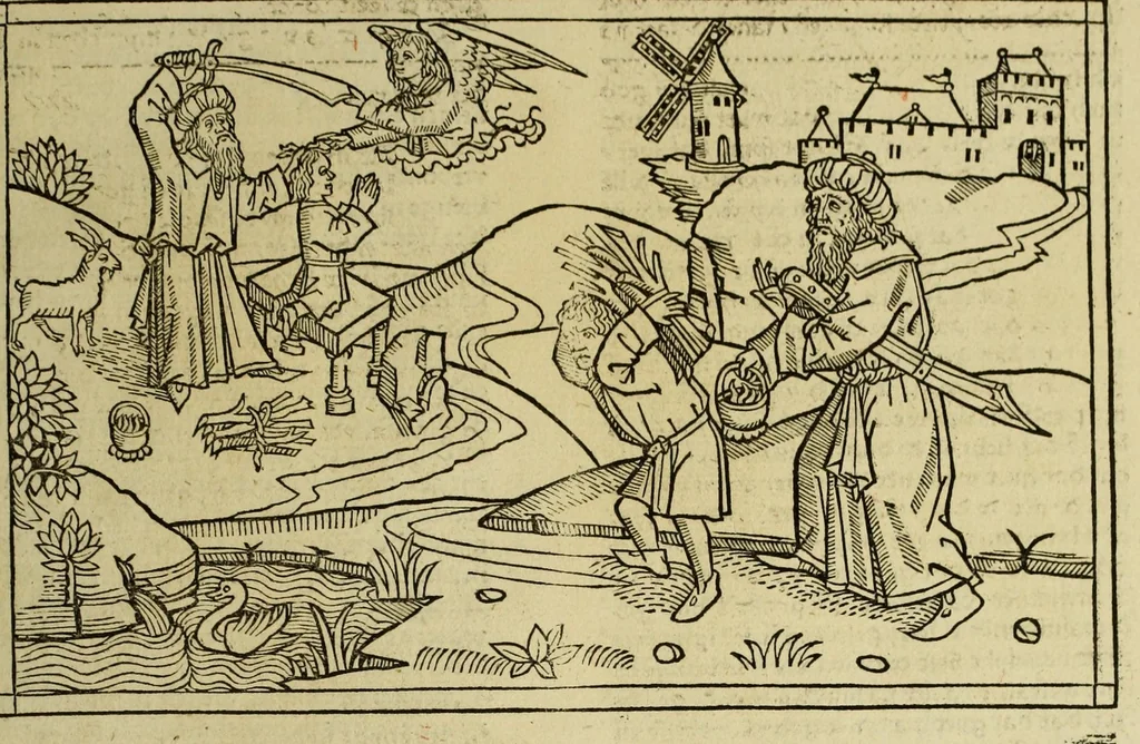 An illustration from [Biblia Germanica], leaf 23