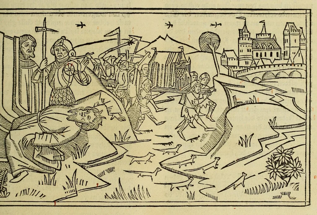 An illustration from [Biblia Germanica], leaf 237
