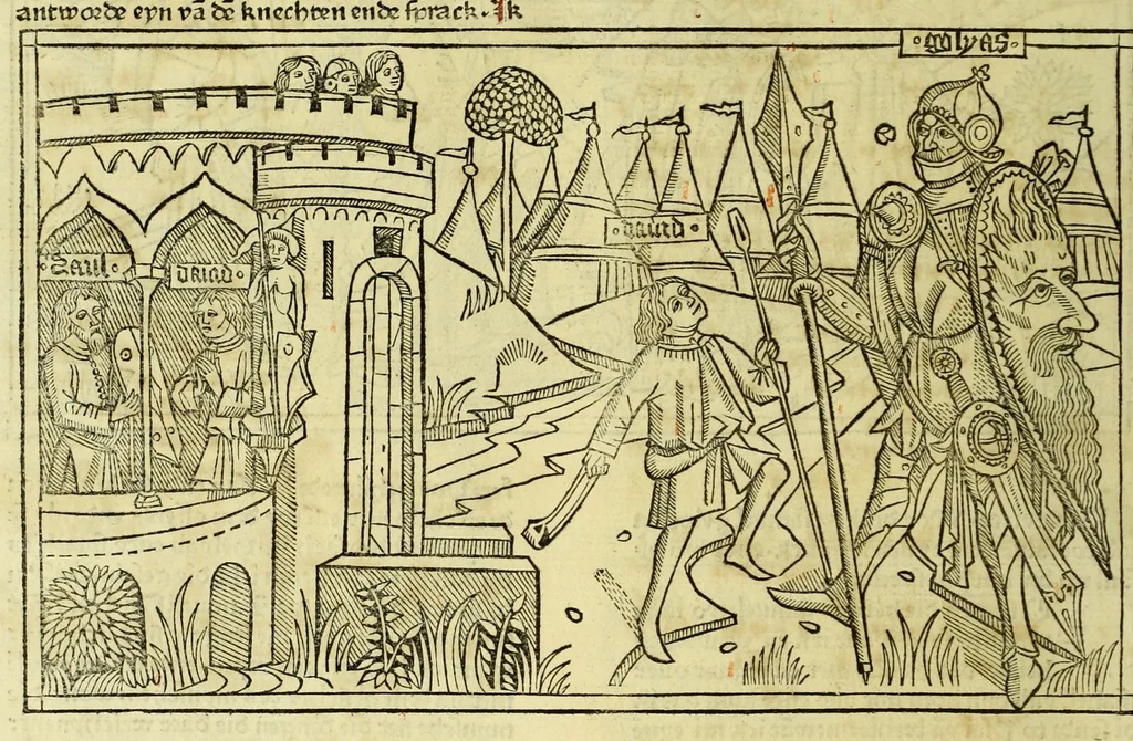 An illustration from [Biblia Germanica], leaf 250