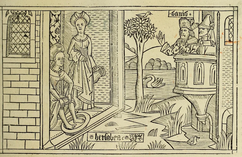 An illustration from [Biblia Germanica], leaf 275