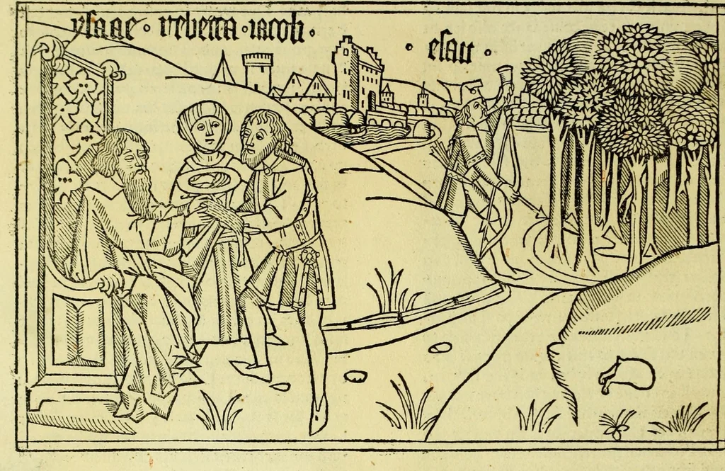 An illustration from [Biblia Germanica], leaf 28