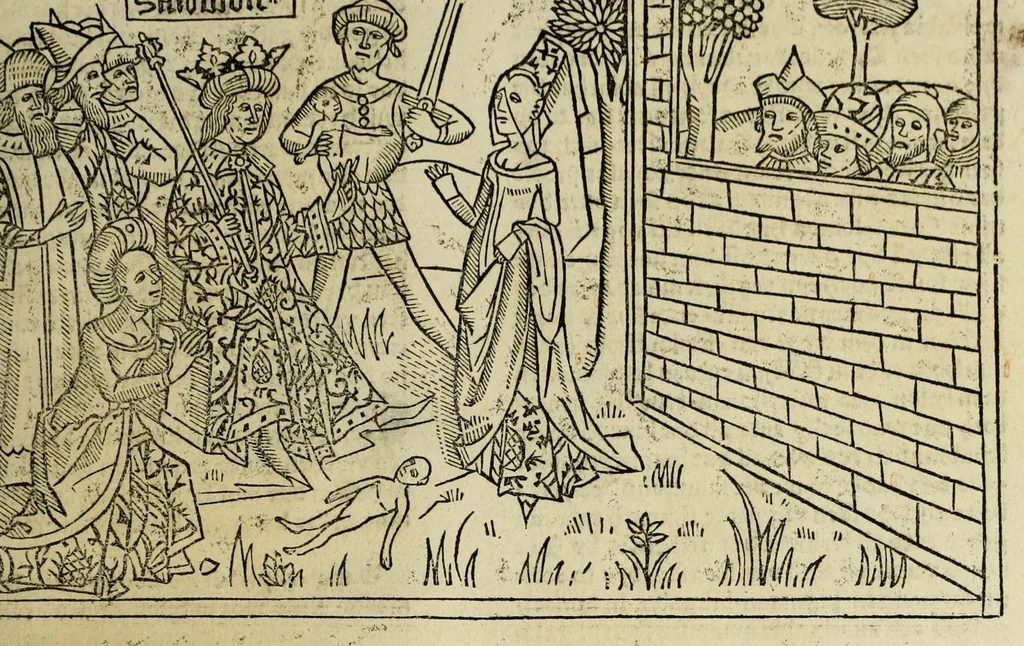 An illustration from [Biblia Germanica], leaf 297