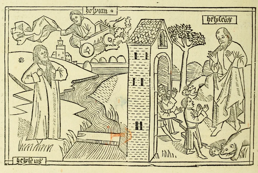 An illustration from [Biblia Germanica], leaf 322