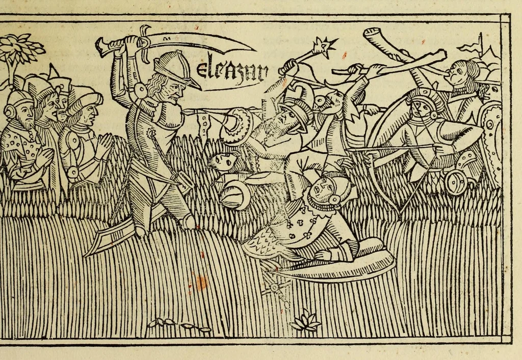 An illustration from [Biblia Germanica], leaf 357