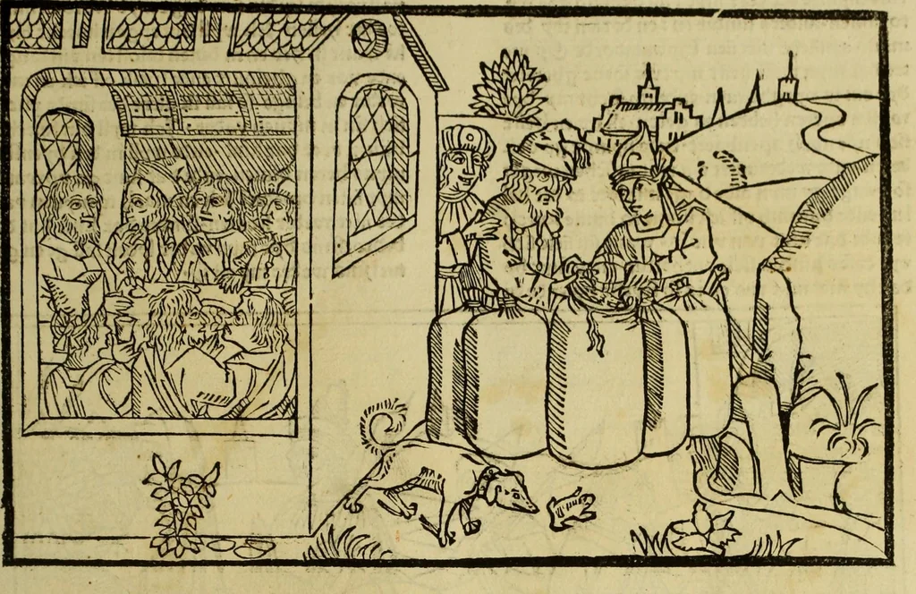 An illustration from [Biblia Germanica], leaf 47