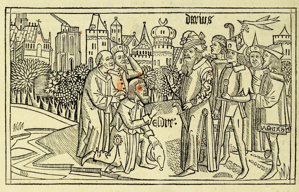 An illustration from [Biblia Germanica], leaf 510