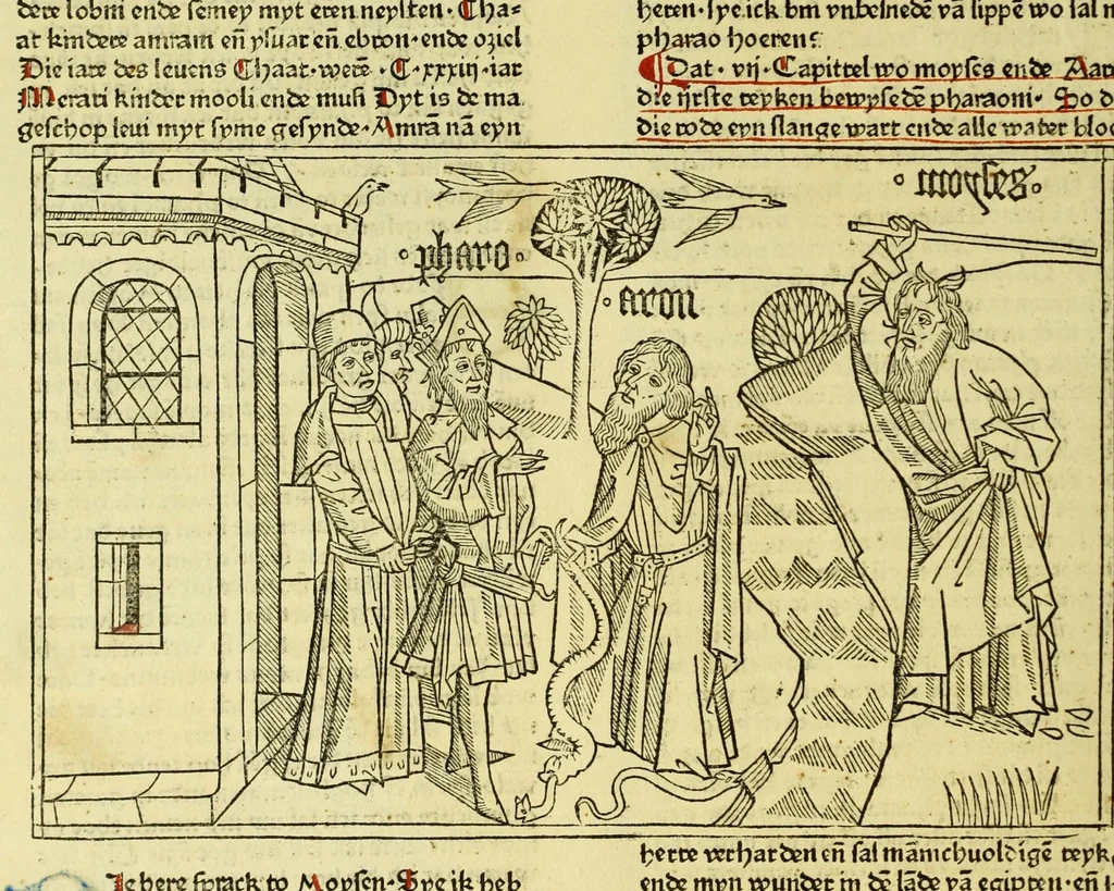 An illustration from [Biblia Germanica], leaf 60