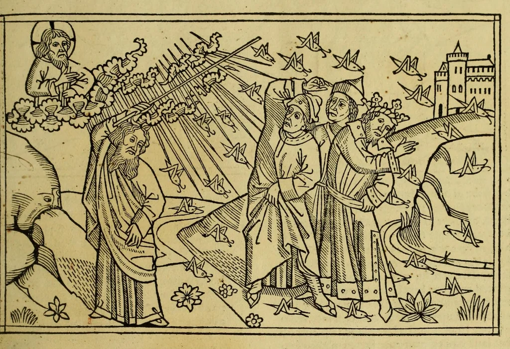 An illustration from [Biblia Germanica], leaf 65