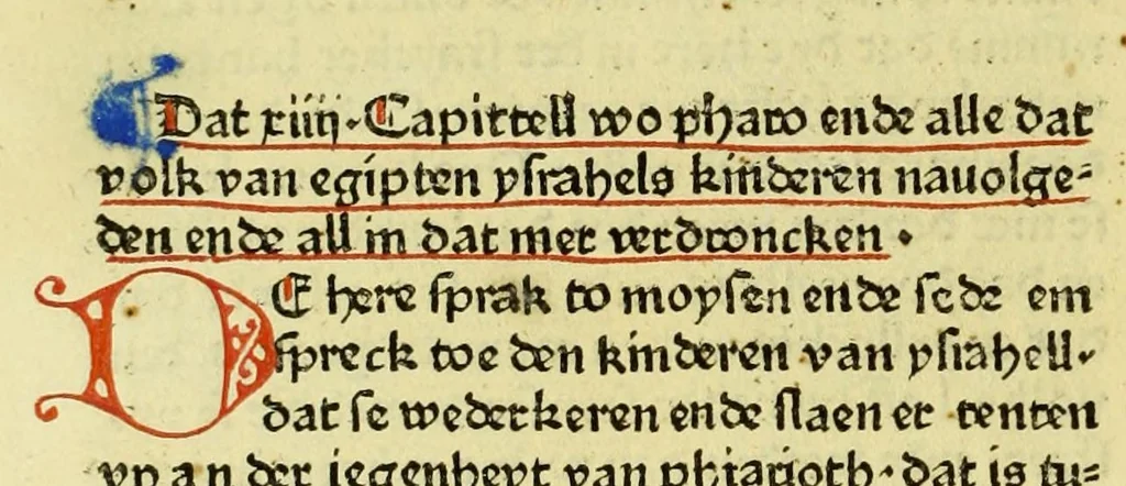An illustration from [Biblia Germanica], leaf 70