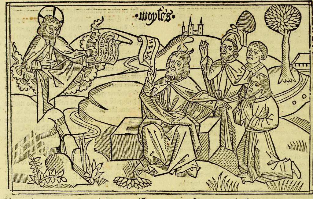 An illustration from [Biblia Germanica], leaf 78