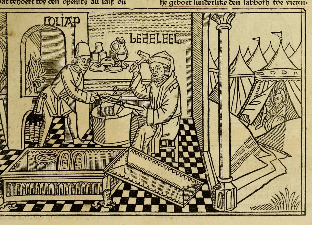 An illustration from [Biblia Germanica], leaf 87