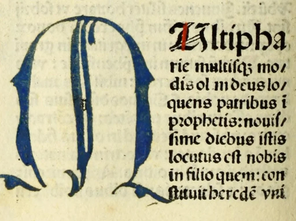 An illustration from [Biblia Latina], leaf 808