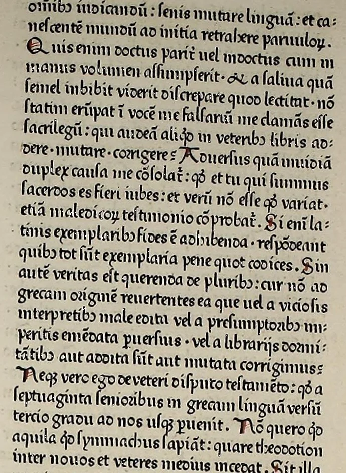 An illustration from [Biblia Latina], leaf 261