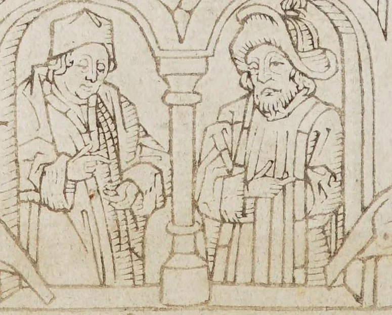 An illustration from [Biblia pauperum], leaf 16