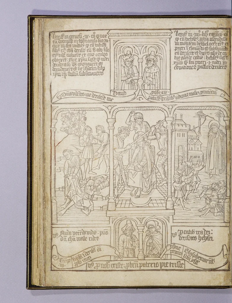 An illustration from [Biblia pauperum], leaf 30