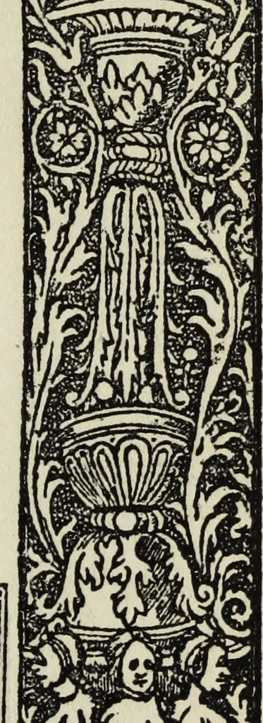 An illustration from Biblia pauperum, conteynynge thirty and eight wodecuttes illustrating the liif, parablis, and miraclis offe oure blessid Lord & Saviour Jhesus Crist, with the proper descrypciouns therof extracted fro the originall texte offe Iohn Wiclif.., 1885, leaf 136