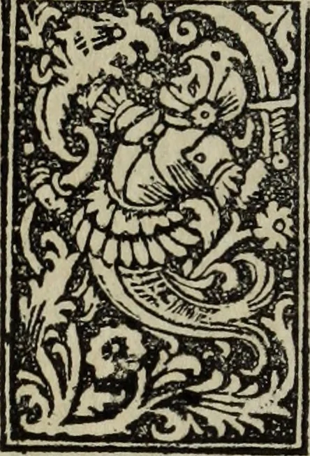 An illustration from Biblia pauperum, conteynynge thirty and eight wodecuttes illustrating the liif, parablis, and miraclis offe oure blessid Lord & Saviour Jhesus Crist, with the proper descrypciouns therof extracted fro the originall texte offe Iohn Wiclif.., 1885, leaf 17