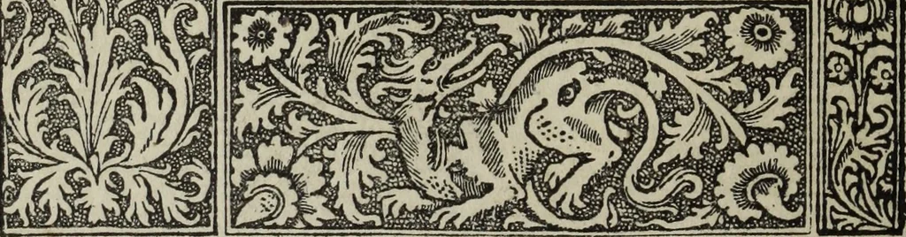 An illustration from Biblia pauperum, conteynynge thirty and eight wodecuttes illustrating the liif, parablis, and miraclis offe oure blessid Lord & Saviour Jhesus Crist, with the proper descrypciouns therof extracted fro the originall texte offe Iohn Wiclif.., 1885, leaf 21
