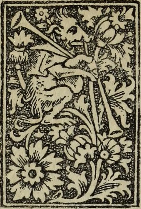 An illustration from Biblia pauperum, conteynynge thirty and eight wodecuttes illustrating the liif, parablis, and miraclis offe oure blessid Lord & Saviour Jhesus Crist, with the proper descrypciouns therof extracted fro the originall texte offe Iohn Wiclif.., 1885, leaf 29