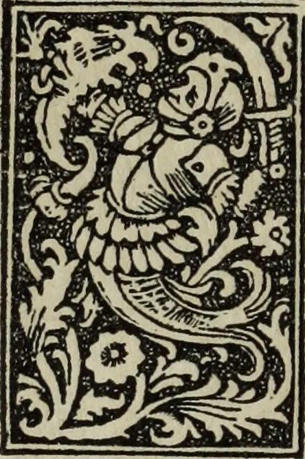 An illustration from Biblia pauperum, conteynynge thirty and eight wodecuttes illustrating the liif, parablis, and miraclis offe oure blessid Lord & Saviour Jhesus Crist, with the proper descrypciouns therof extracted fro the originall texte offe Iohn Wiclif.., 1885, leaf 41