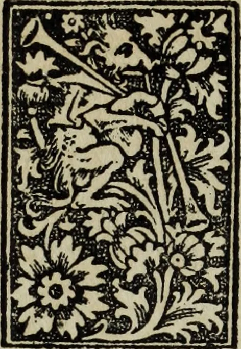 An illustration from Biblia pauperum, conteynynge thirty and eight wodecuttes illustrating the liif, parablis, and miraclis offe oure blessid Lord & Saviour Jhesus Crist, with the proper descrypciouns therof extracted fro the originall texte offe Iohn Wiclif.., 1885, leaf 73