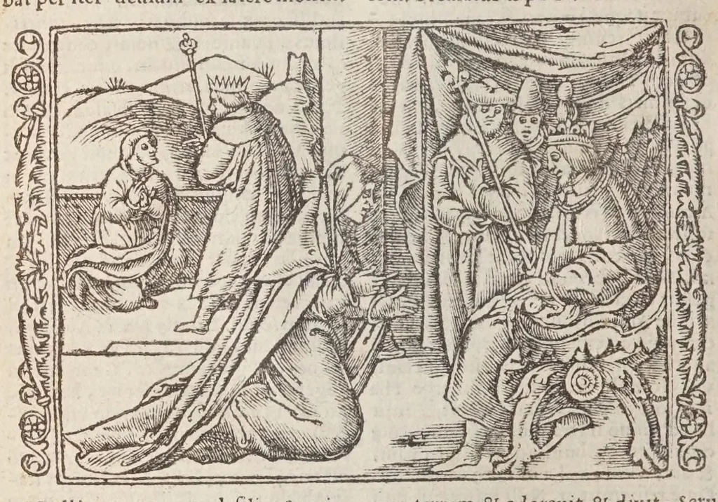 An illustration from Biblia pictvris illvstrata : breves in eadem annotationes, ex doctiss. interpretationibus, & Hebraeorum commentariis : interpretatio nominum Hebraicorum : index epistolarum & euangeliorum totius anni., 1540, leaf 304