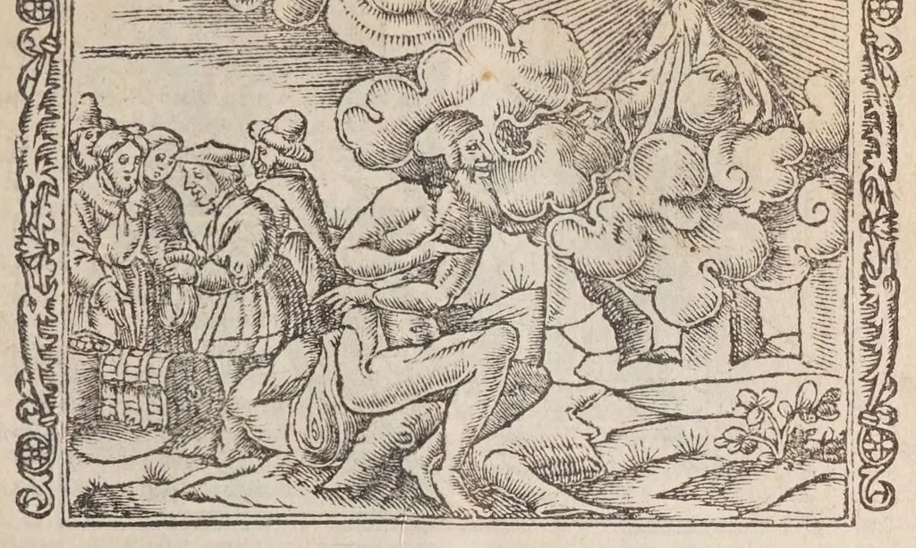 An illustration from Biblia pictvris illvstrata : breves in eadem annotationes, ex doctiss. interpretationibus, & Hebraeorum commentariis : interpretatio nominum Hebraicorum : index epistolarum & euangeliorum totius anni., 1540, leaf 561