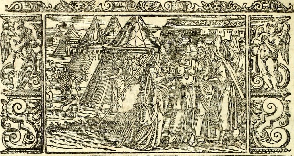 An illustration from Biblia Sacra Vulgatae Editionis : Sixti V, Pont. Max. ivssv recognita atque edita, 1669, leaf 119