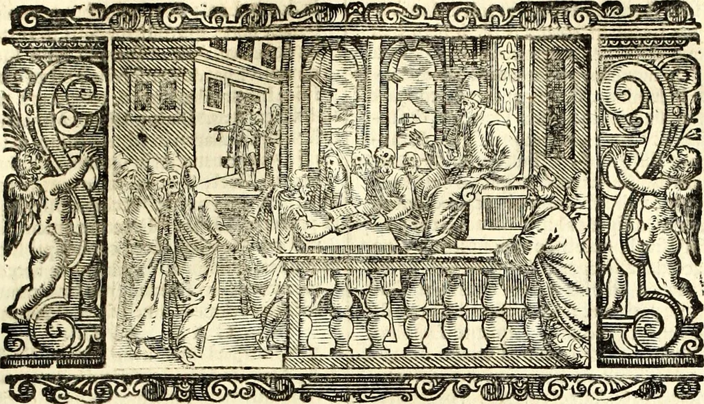 An illustration from Biblia Sacra Vulgatae Editionis : Sixti V, Pont. Max. ivssv recognita atque edita, 1669, leaf 132