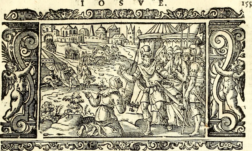 An illustration from Biblia Sacra Vulgatae Editionis : Sixti V, Pont. Max. ivssv recognita atque edita, 1669, leaf 176