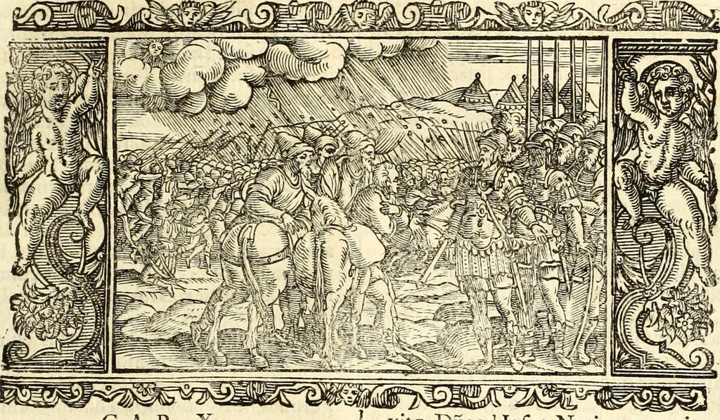 An illustration from Biblia Sacra Vulgatae Editionis : Sixti V, Pont. Max. ivssv recognita atque edita, 1669, leaf 178