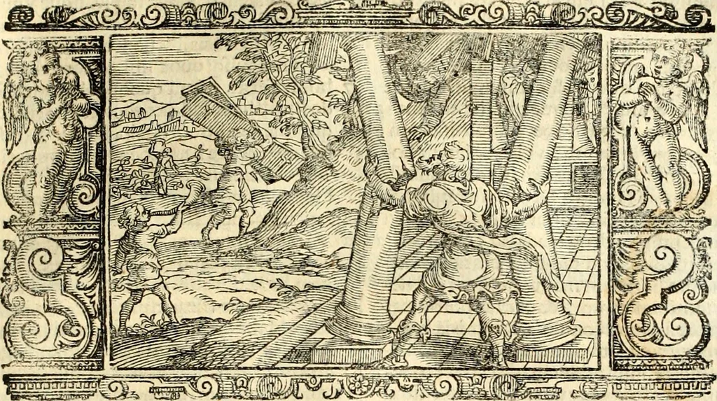 An illustration from Biblia Sacra Vulgatae Editionis : Sixti V, Pont. Max. ivssv recognita atque edita, 1669, leaf 202