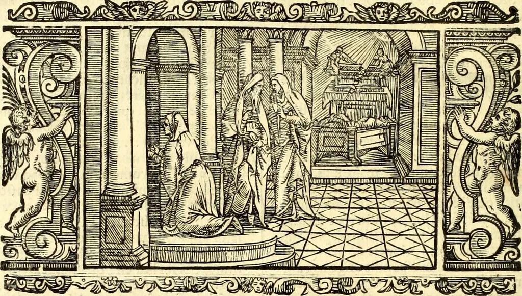 An illustration from Biblia Sacra Vulgatae Editionis : Sixti V, Pont. Max. ivssv recognita atque edita, 1669, leaf 211