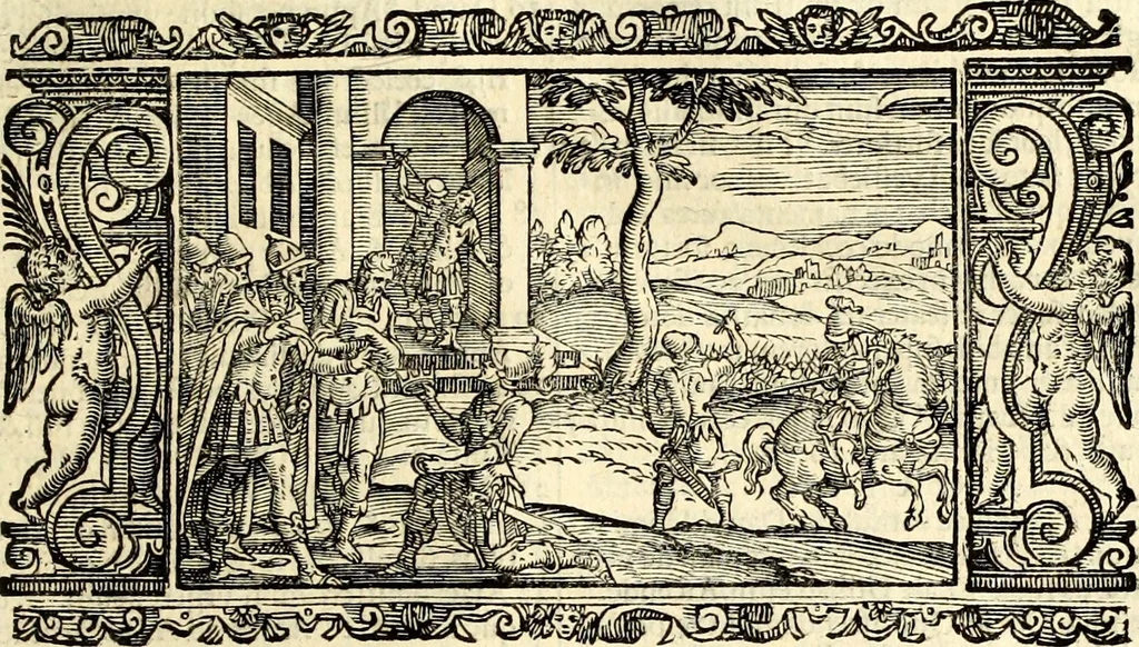 An illustration from Biblia Sacra Vulgatae Editionis : Sixti V, Pont. Max. ivssv recognita atque edita, 1669, leaf 236