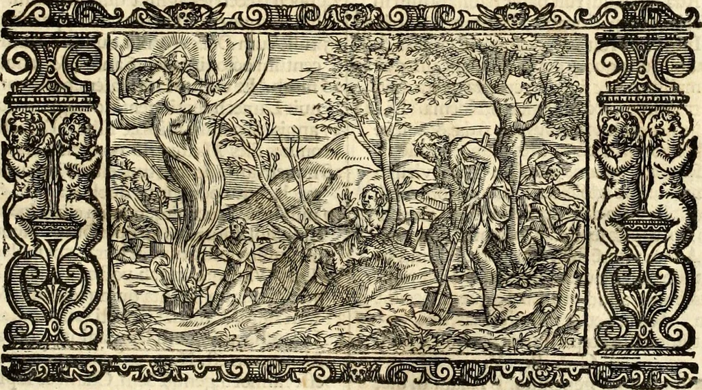 An illustration from Biblia Sacra Vulgatae Editionis : Sixti V, Pont. Max. ivssv recognita atque edita, 1669, leaf 24