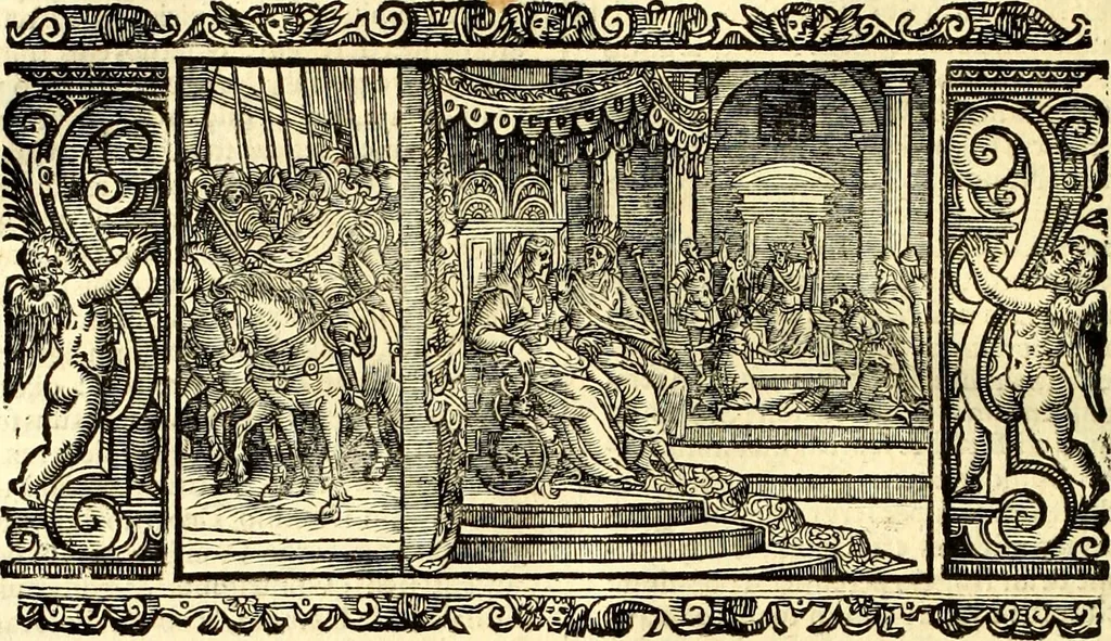 An illustration from Biblia Sacra Vulgatae Editionis : Sixti V, Pont. Max. ivssv recognita atque edita, 1669, leaf 257